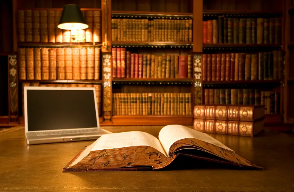 Library background